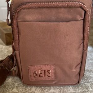 BEIS Tan Crossbody Bag